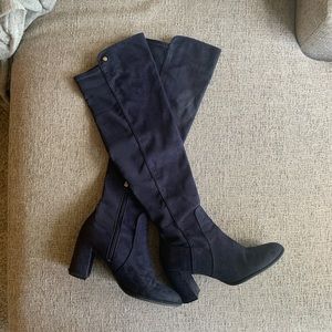 Liz Claiborne Navy Thigh High boots